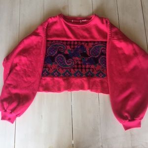 🔆DIY sweater crop top🔆